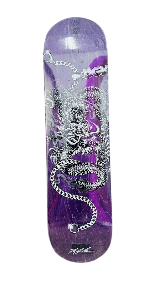 קרש סקייטבורד DGK Boo Johnson "Dragon" Pro Model סגול