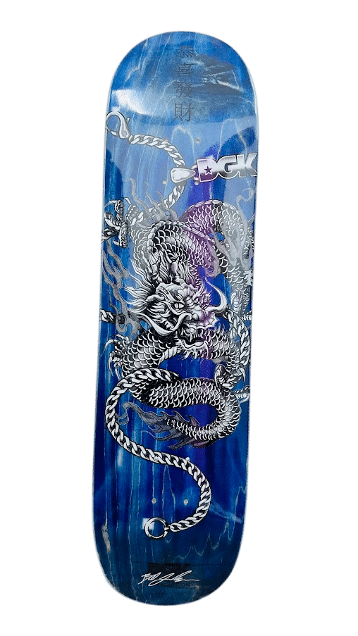 קרש סקייטבורד DGK Boo Johnson "Dragon" Pro Model כחול