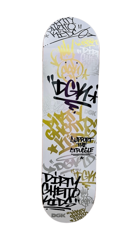 קרש סקייטבורד DGK Tag White Gold