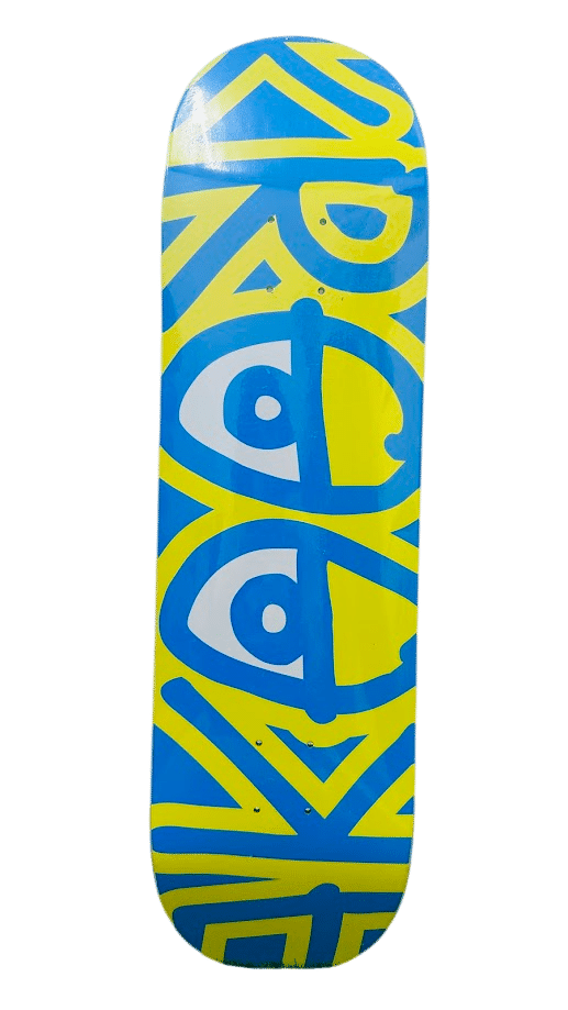 קרש סקייטבורד Krooked Team Eyes Blue/Yellow