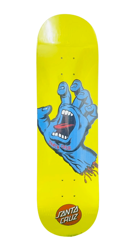 קרש סקייטבורד Santa Cruz Screaming Hand Yellow/Blue